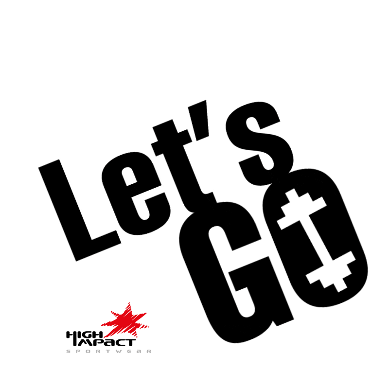 High Impact sportwear Sticker