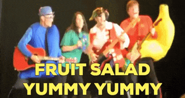 Fruit Salad Wiggles GIF by As The Bunny Hops