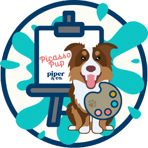 Dog Art Sticker by piper & co.
