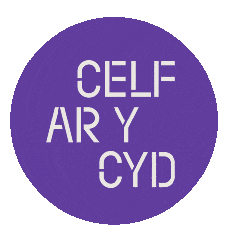 Celf ar y Cyd Sticker