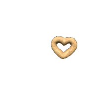 Sponsored gif. Heart shaped Cheerios float one by one to the top of the screen. 