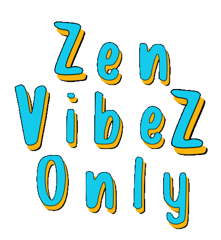 Zen Vibez Sticker