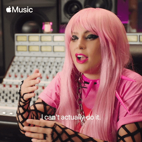 Lady Gaga Smh GIF by Apple Music
