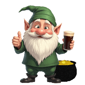 St Patricks Day Rainbow Sticker