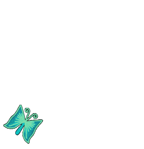 Butterfly Aki Sticker by Illustrator.aki