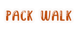 Packwalk Sticker by Pecksadventurepack