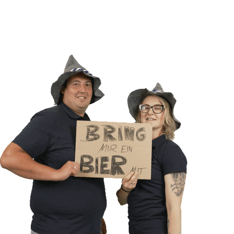 Bringbiermit Sticker by artlandstudiosde