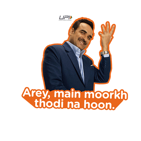 Suspicious Pankaj Tripathi Sticker by UPIChalega