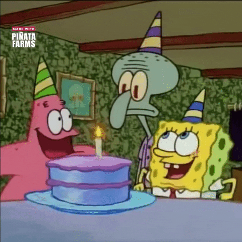 Happy birthday dance gif by piñata farms: the meme app - find & share on giphy