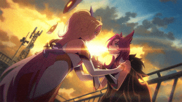 Star Guardian Hug GIF by League of Legends