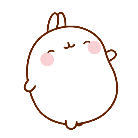 Good Night Goodbye Sticker by Molang for iOS & Android | GIPHY