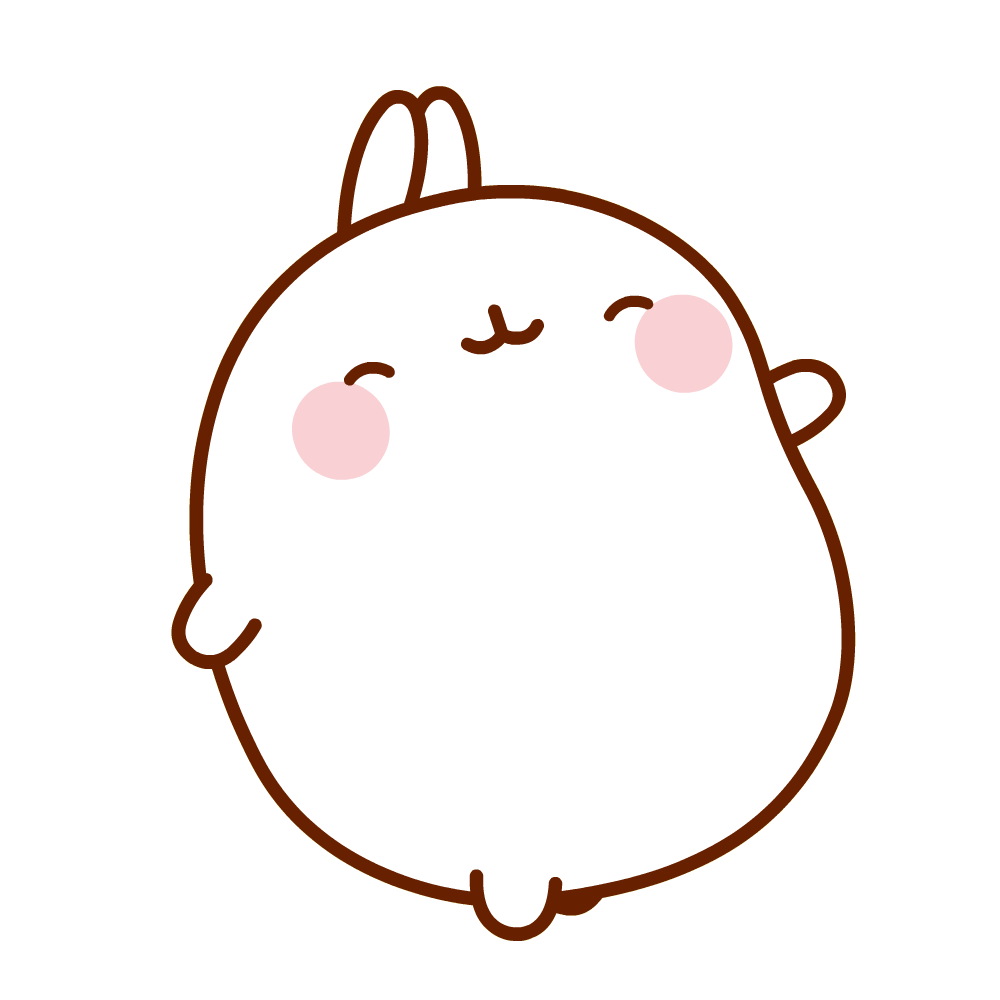 Good Night Goodbye Sticker by Molang for iOS & Android | GIPHY