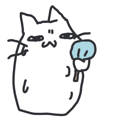 Cat Sticker by bunny_is_moving