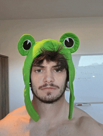 Shock Frog GIF