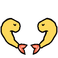 liliqueens2 food shrimp eats 새우 Sticker