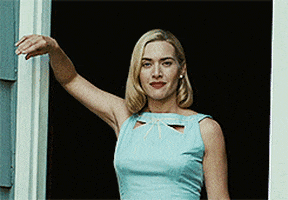 waving kate winslet GIF