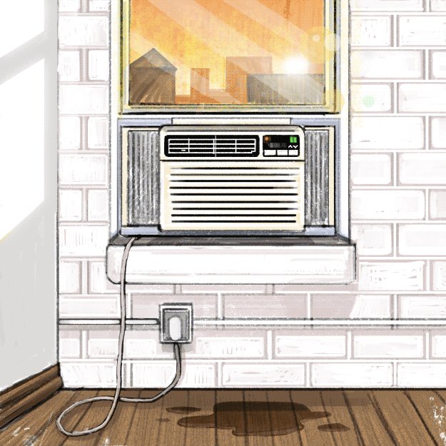 Air Conditioner Cartoon Gif
