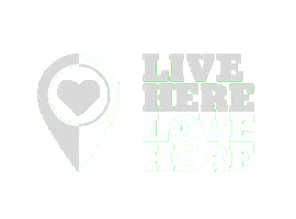 Live Here Love Here Sticker