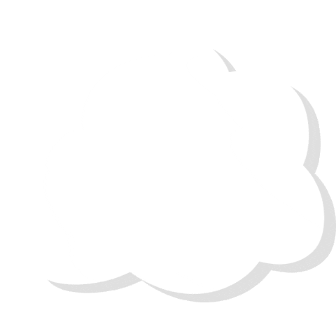 Floating White Cloud Sticker by Joe Daley for iOS & Android | GIPHY