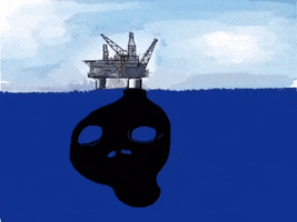 Destroy Oil Spill GIF by Barbara Pozzi
