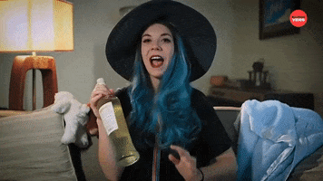 Halloween Wine Mom GIF by BuzzFeed