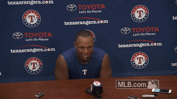 Texas Rangers Laughing GIF by MLB