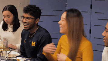 Friends Reaction GIF by University of Michigan