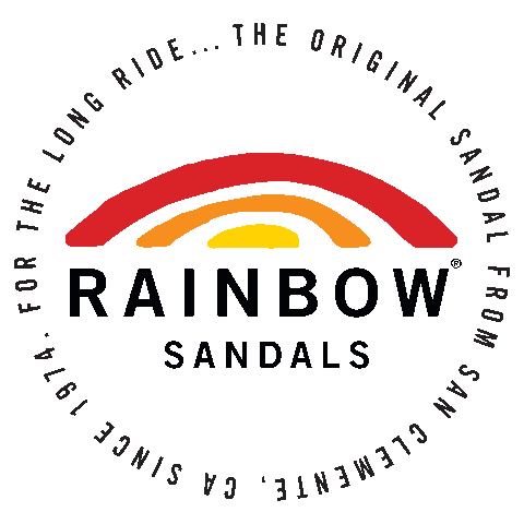 Rainbow Sandals Sticker