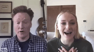 Sophie Turner Conan Obrien GIF by Team Coco
