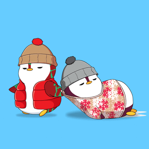 Tired Come On GIF by Pudgy Penguins