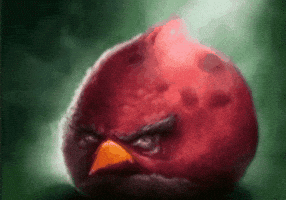 Disappointed Angry Birds GIF