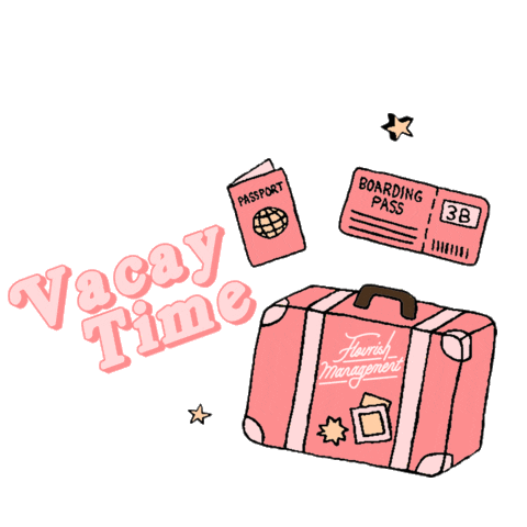 Flourish Vacays Sticker by Flourish Management