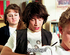 stand up 80s GIF
