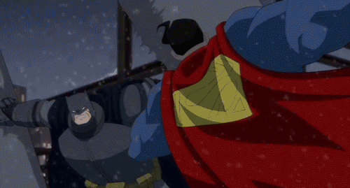 Resultado de imagem para batman vs superman gif