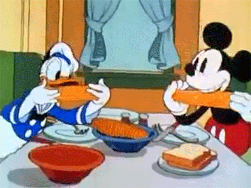 Image result for GIF mickey eating