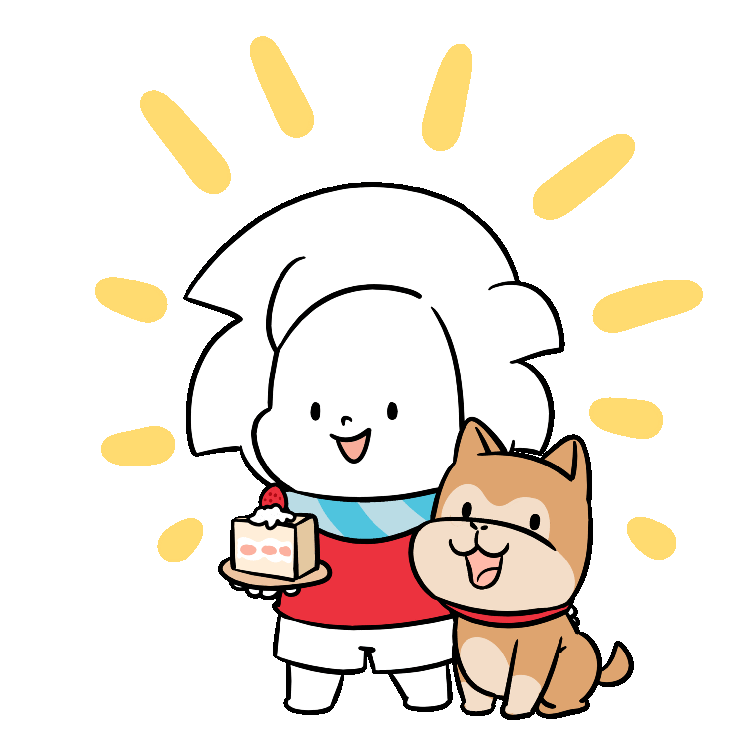 Dog Eating Sticker by A is for Ai for iOS & Android GIPHY