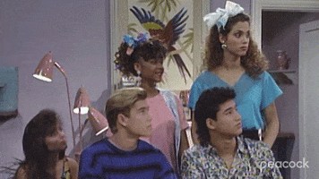 Saved By The Bell Nod GIF by PeacockTV