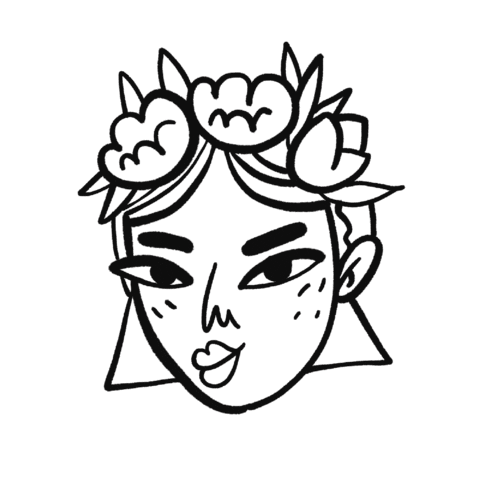 Girl Sticker