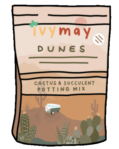 Cactus Plant Mom Sticker by IvyMay & Co.