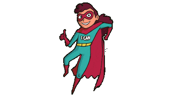 I Can Hero Sticker by dfctr