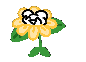 Blue Flower Sticker by Annafish