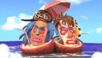 Halloween Beach GIF