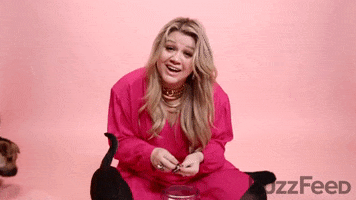 Kelly Clarkson Laughing GIF by BuzzFeed