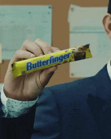 Snickers or butterfingers