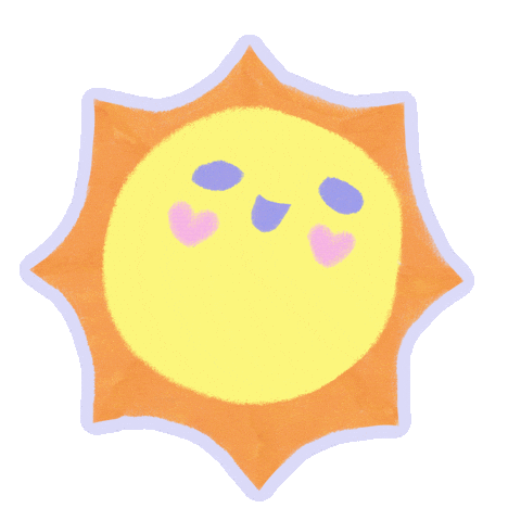 Happy Sun Sticker
