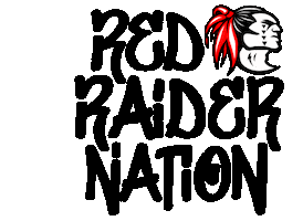 Red Raiders Football Sticker by Big Red Store