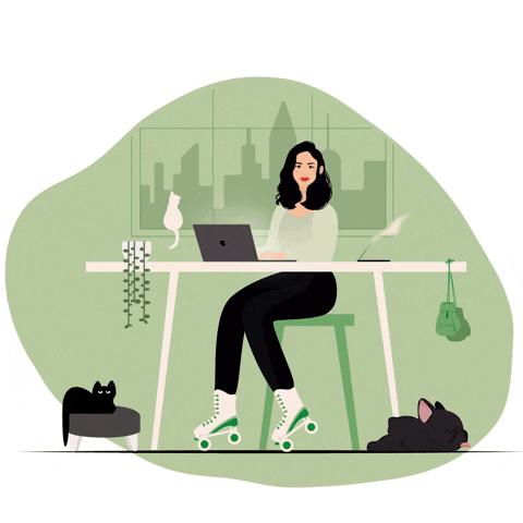 Work From Home Art GIF by Flow Productions