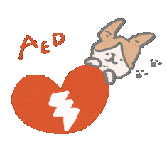 Dog Aed Sticker