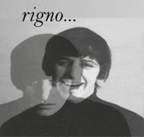 Serious Ringo Starr GIF