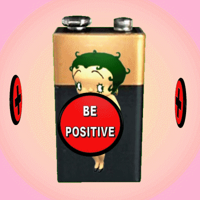 Stay Positive Betty Boop GIF